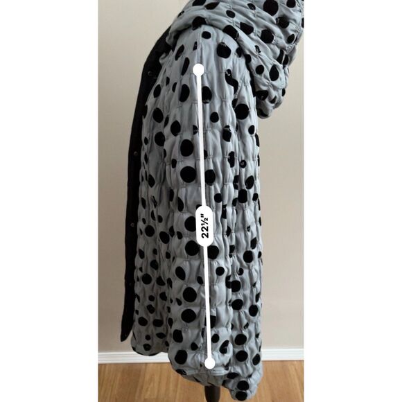 Chesca reversible mid-length quilted jacket. Size XL. - Picture 8 of 9